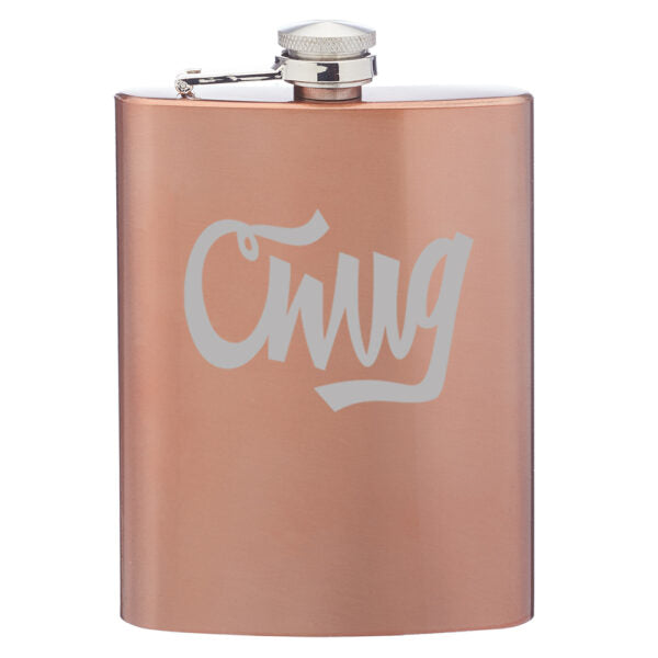 CHUG 8 oz. Copper Coated Flask