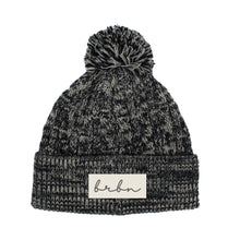 Load image into Gallery viewer, Aspen Knit Cap with Faux suede patch
