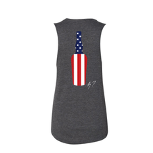 Load image into Gallery viewer, Ladies USA Bottle Muscle Tank
