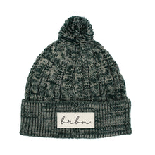 Load image into Gallery viewer, Aspen Knit Cap with Faux suede patch
